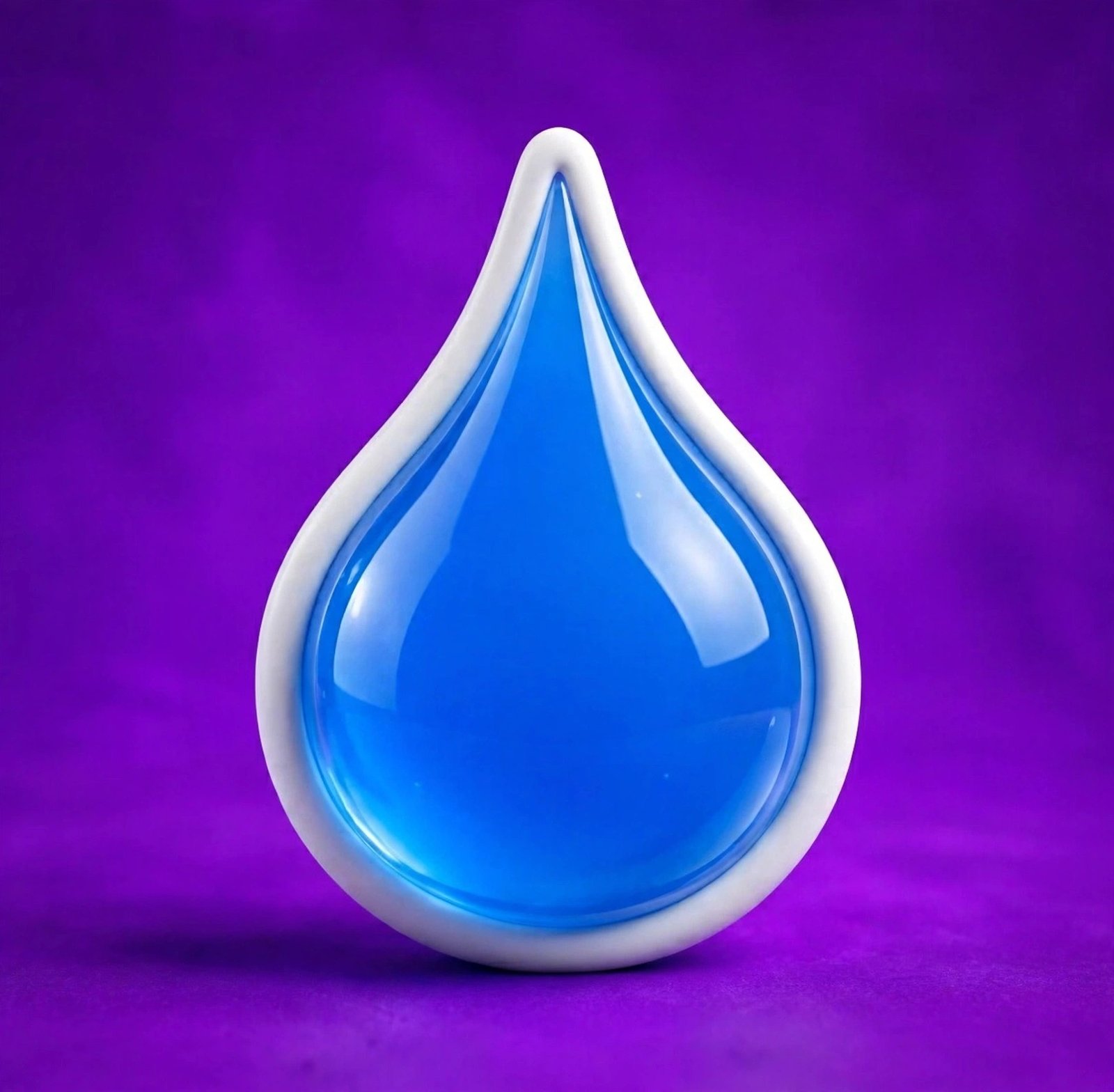PRINTSCENT Blue Droplet Logo